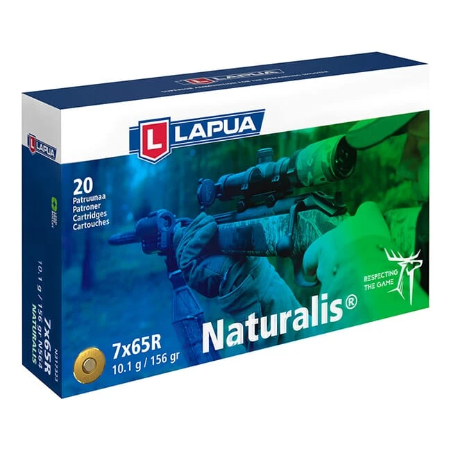 Lapua 7x65R 155gr Naturalis Solid Box of 20 N317323