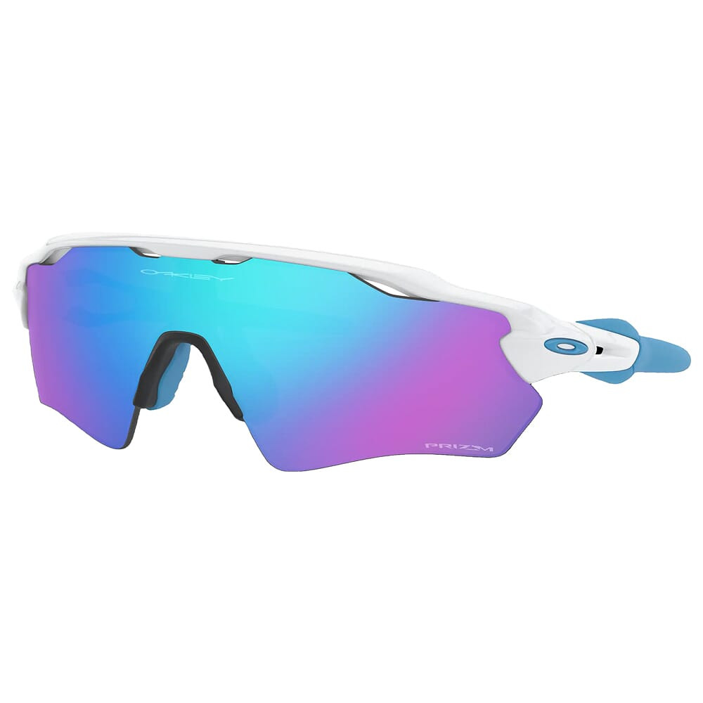 オークリー RADAR EV XS OJ9001-1131 中古 美品 Oakley Radar EV XS Matte White w/PRIZM Sapphire Lenses OJ9001-2631