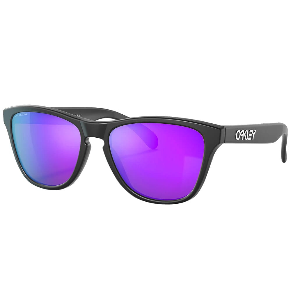 Oakley Frogskins XS VR46 Matte Black w/PRIZM Sapphire Lenses