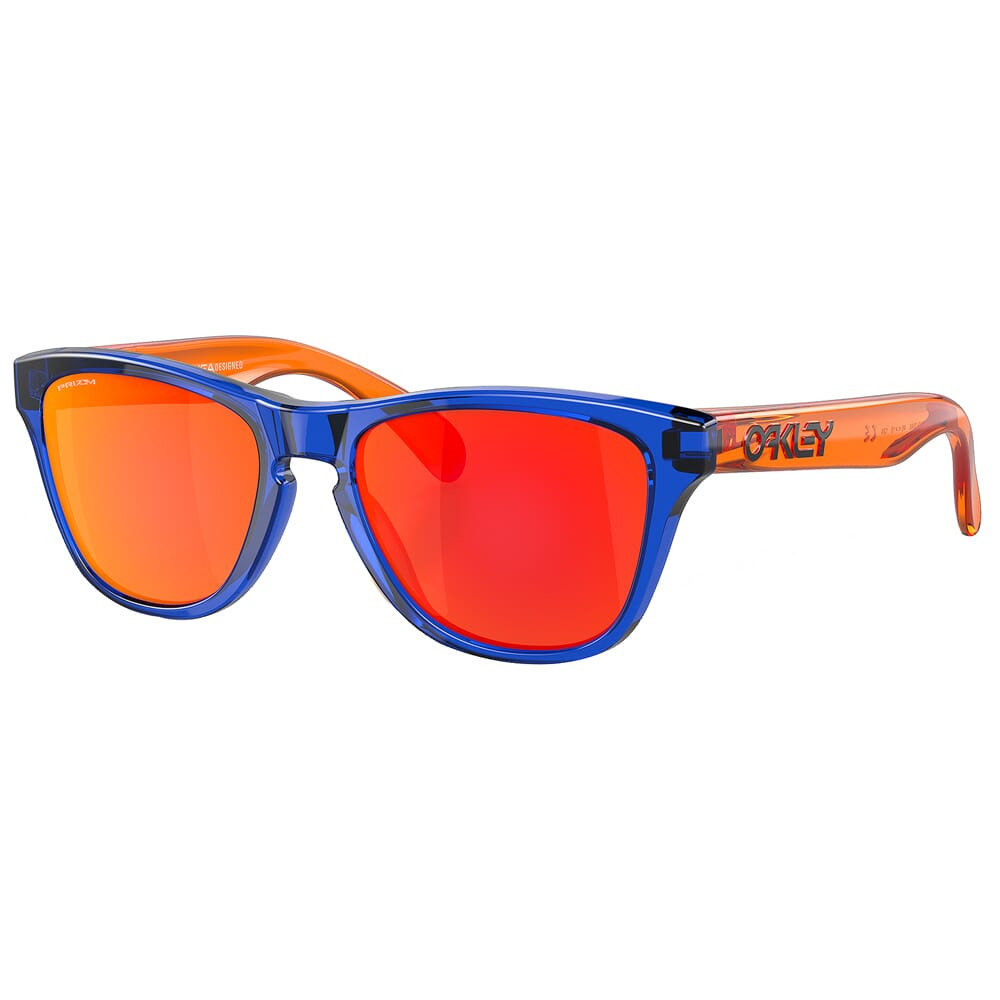 Oakley Frogskins XXS Acid Pink w/PRIZM Sapphire Lenses OJ9009-0448