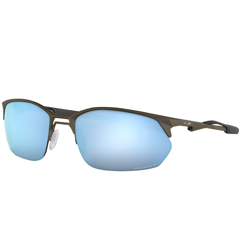 Oakley Wire Tap 2.0 Satin Lead w/PRIZM Deep Water Polarized Lenses OO4145-0660