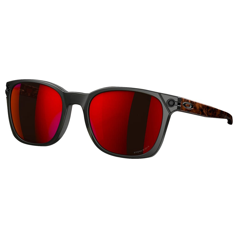 Oakley Ojector Matte Gray Smoke w/PRIZM Ruby Lenses OO9018-1255