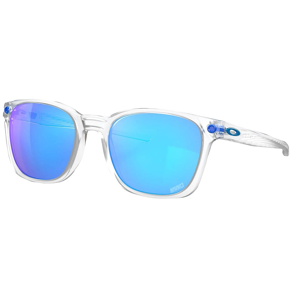 Oakley Ojector Maverick Vinales Matte Clear w/PRIZM Sapphire Lenses OO9018-1155