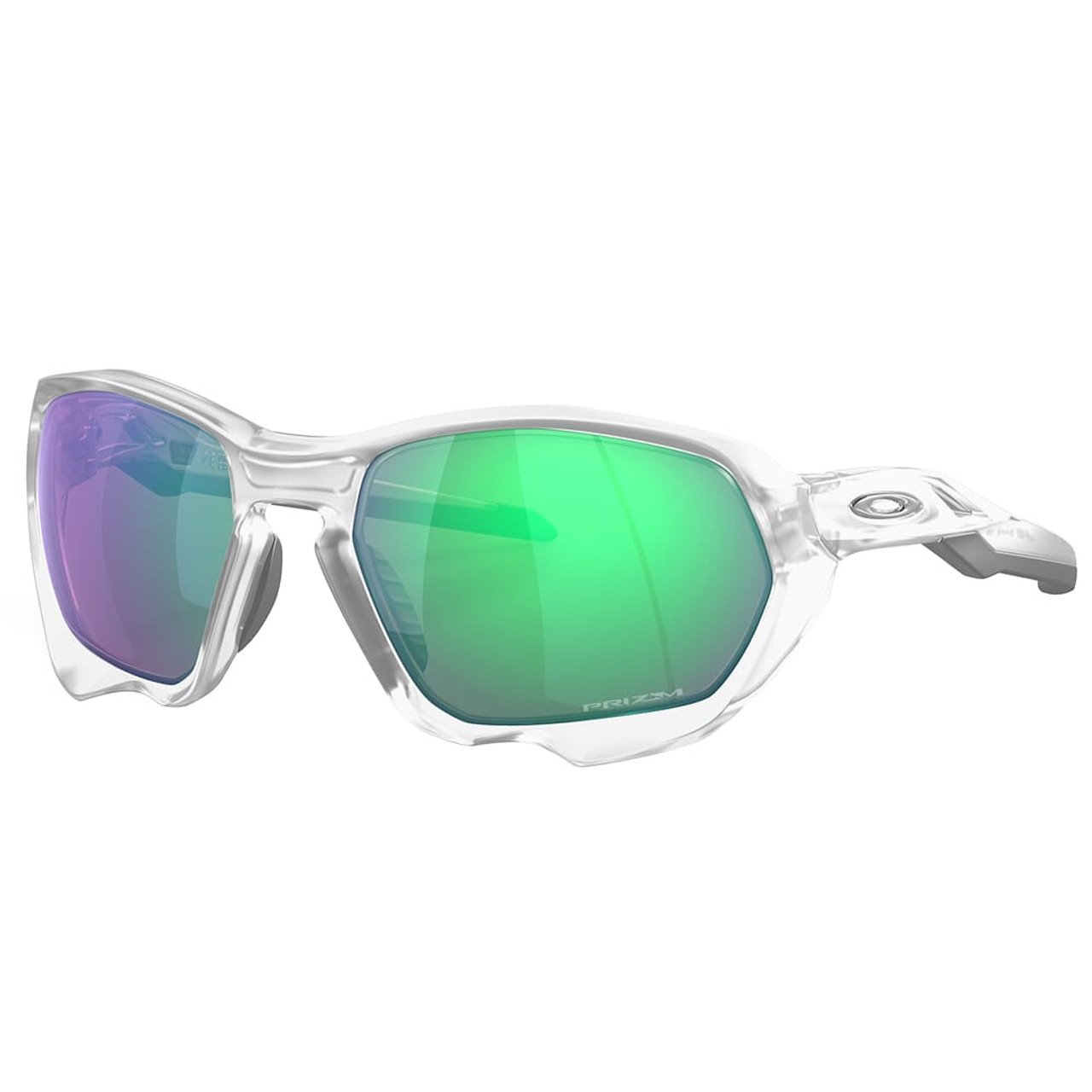 Oakley Plazma Matte Clear w/PRIZM Road Jade Lenses OO9019-1659
