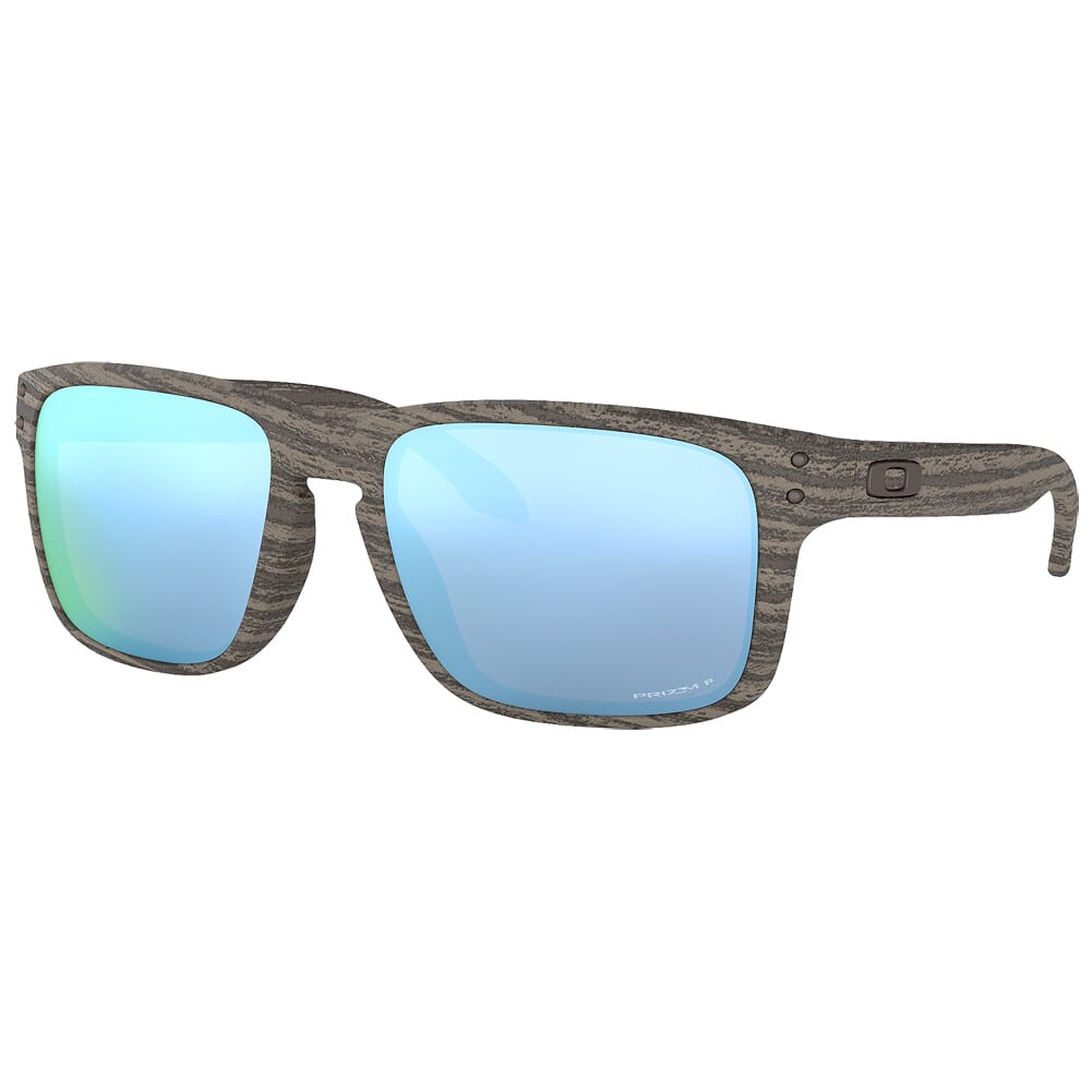 Oakley Holbrook XS Woodgrain w/PRIZM Deep Water Polarized Lenses
