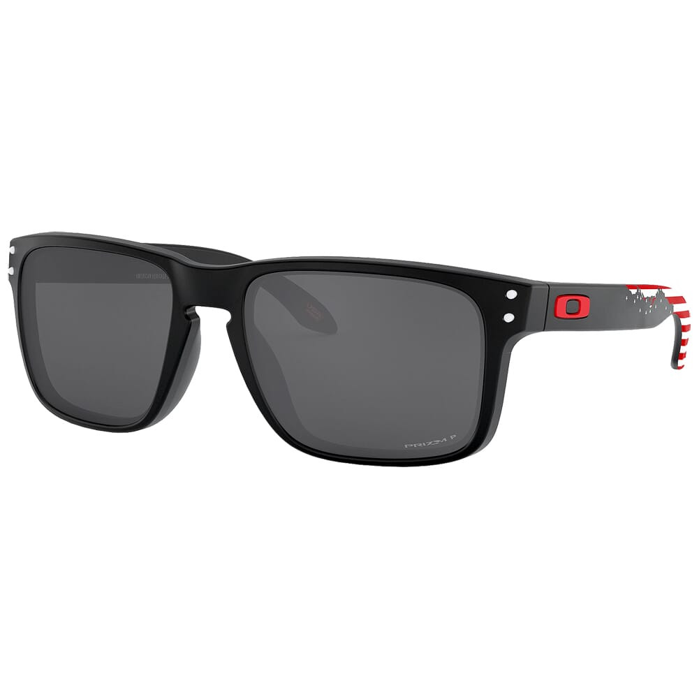 Oakley SI Holbrook American Heritage "Stars and Stripes" w/PRIZM Black Polarized Lenses OO9102-O555