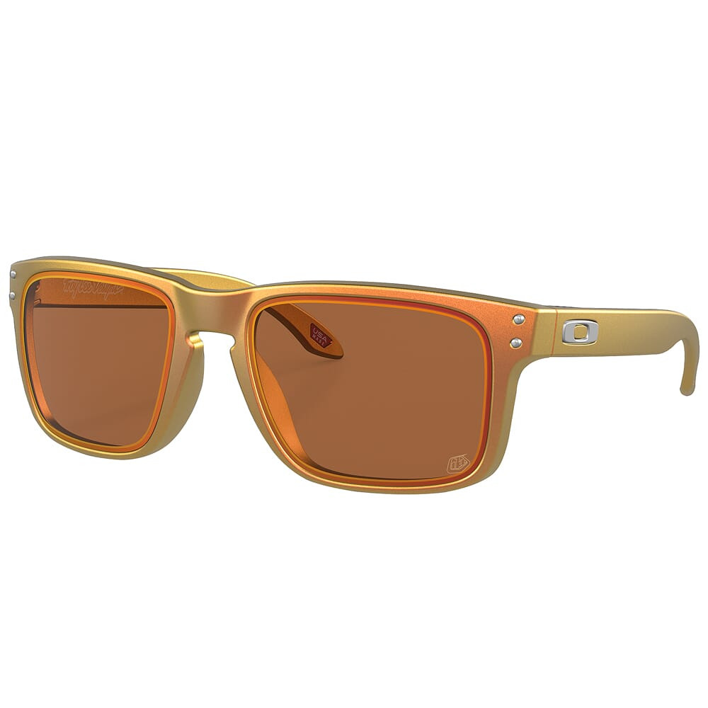 Oakley Holbrook Troy Lee Designs Series Red/Gold Shift w/PRIZM Bronze Lenses OO9102-T555