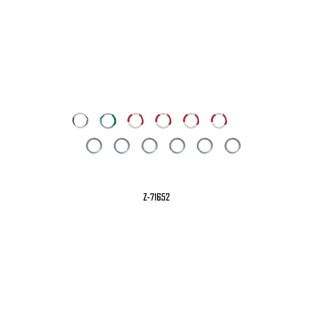 Surefire Replacement Shim Kit for SF3P/SFMB/Warcomp-556-1/2-28, .700 OD X .510 ID Z-71652