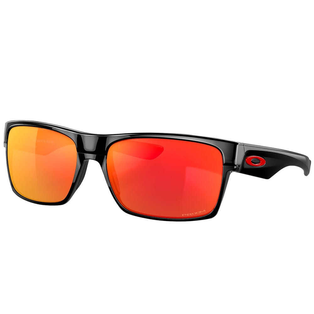 Oakley Two Face Matte Black w/PRIZM Sapphire Polarized Lenses