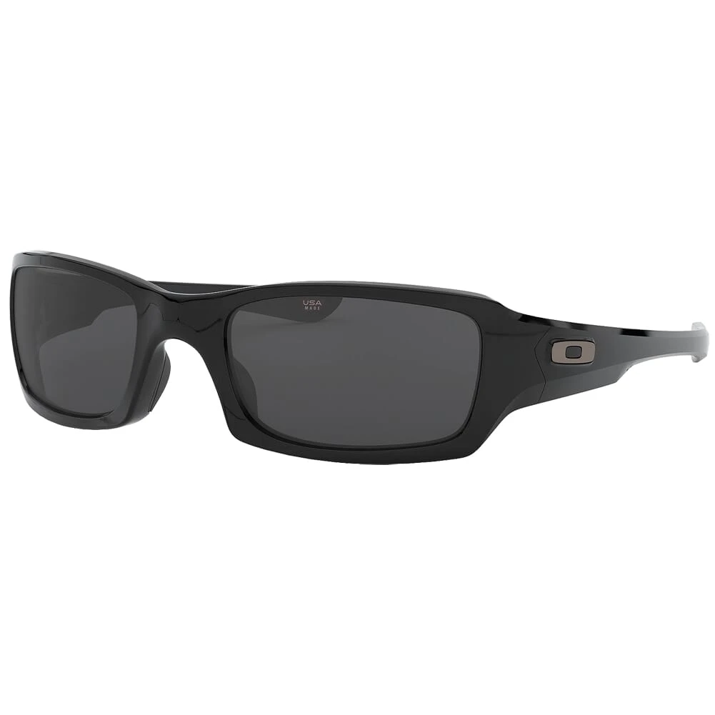 Oakley Fives Squared Polished Black w/Grey Lenses OO9238-04