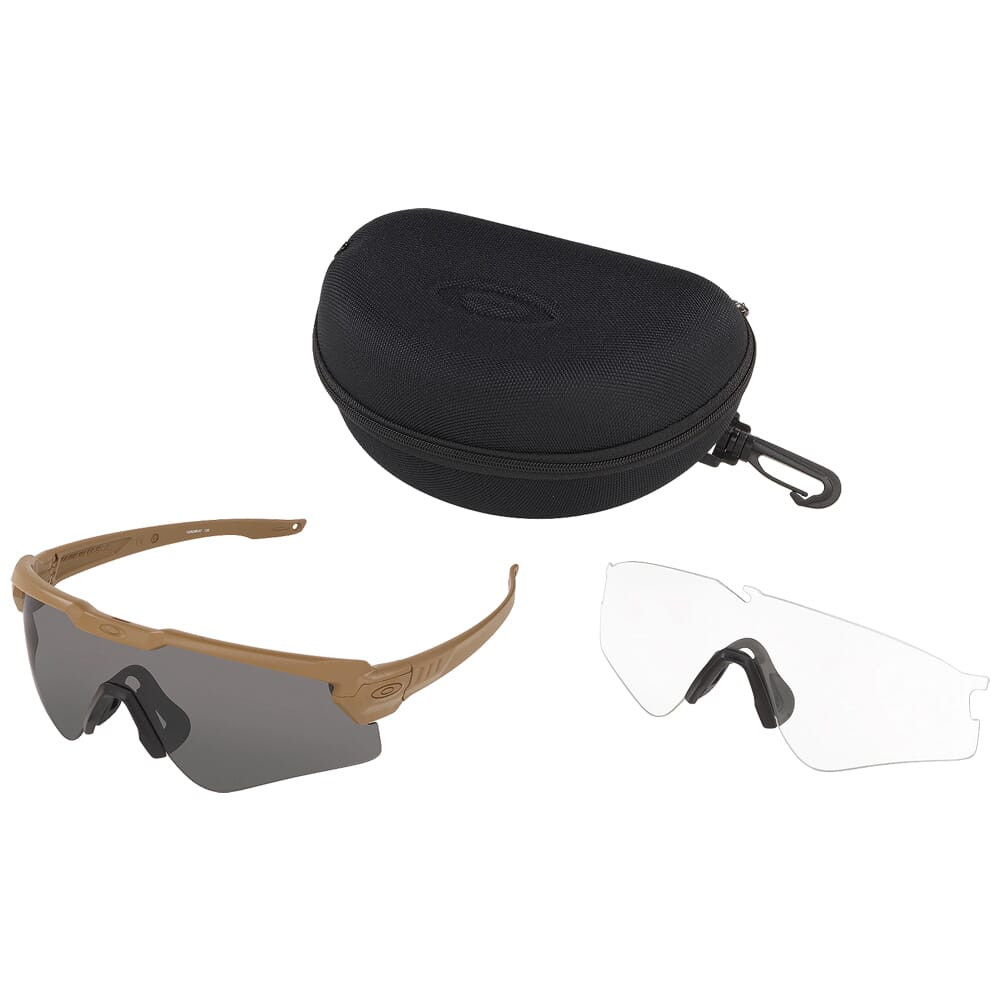 Oakley SI Ballistic M Frame ALPHA Tan w/PRIZM Grey and Clear Lens
