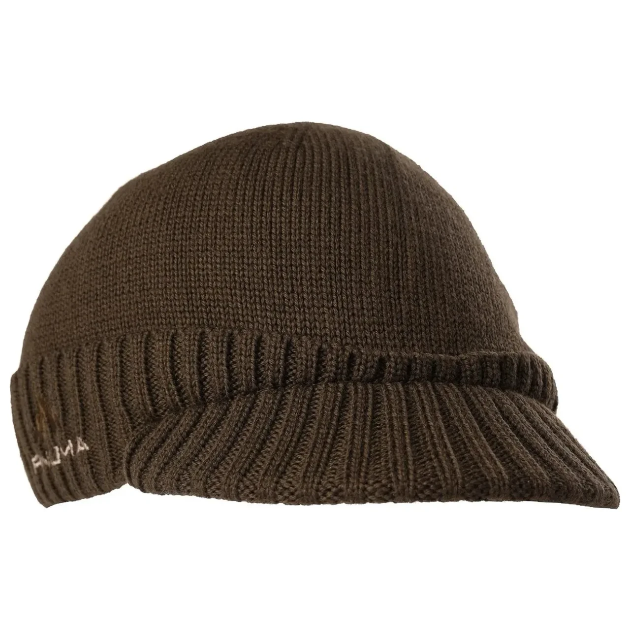 Pnuma Outdoors Merino Wool Visor Beanie, Pine Creek Color P605D