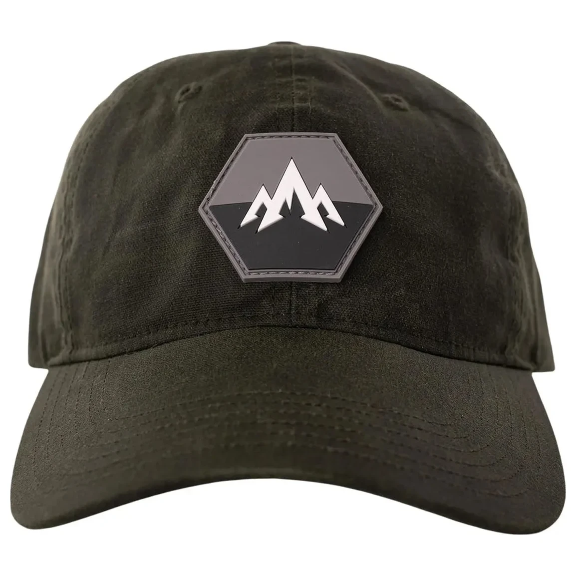 Pnuma Outdoors Lifestyle Waxed Cotton Cap, Dark Olive Color P608DB