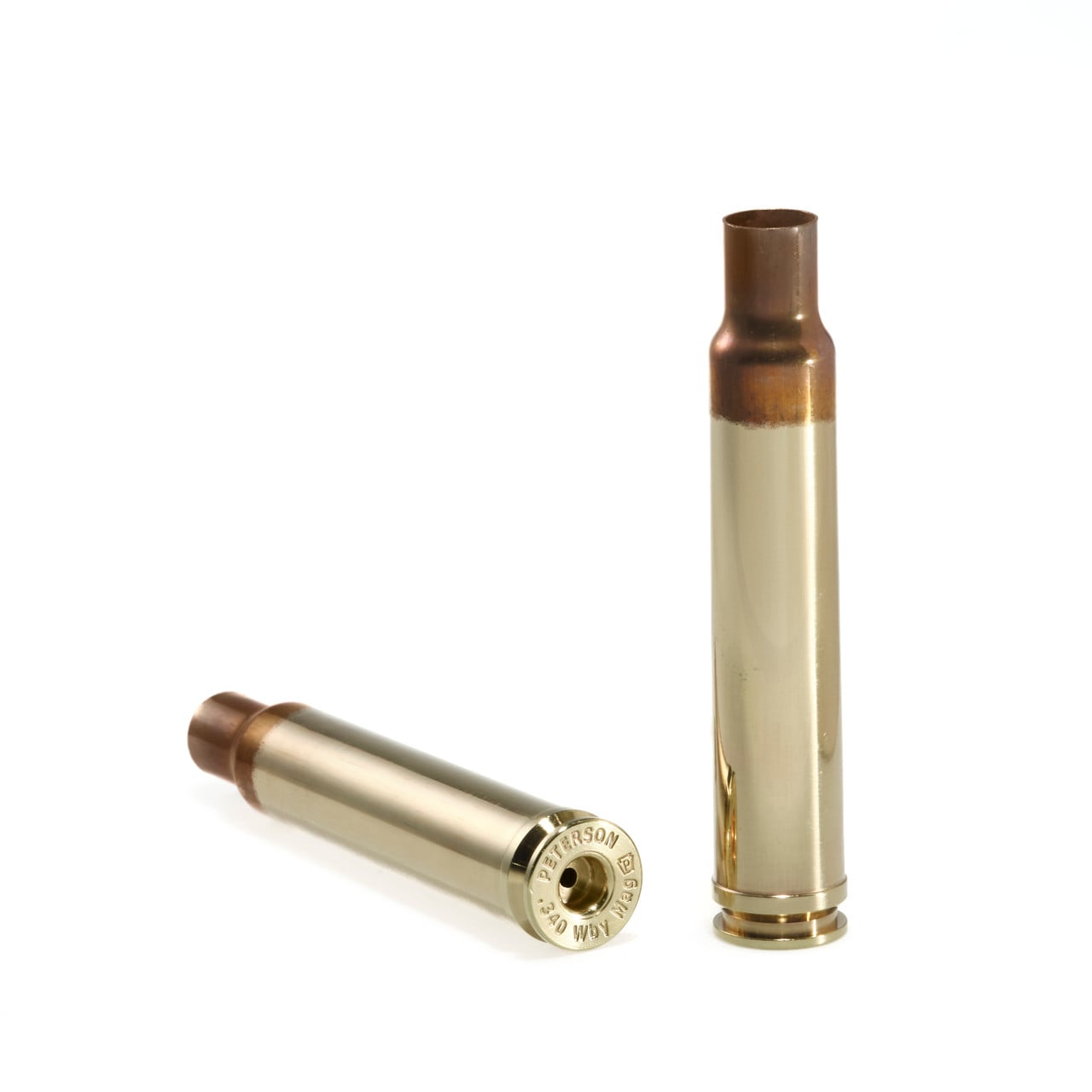 Peterson .340 Weatherby Magnum Brass Casings Bulk Box of 250rds 40068-P