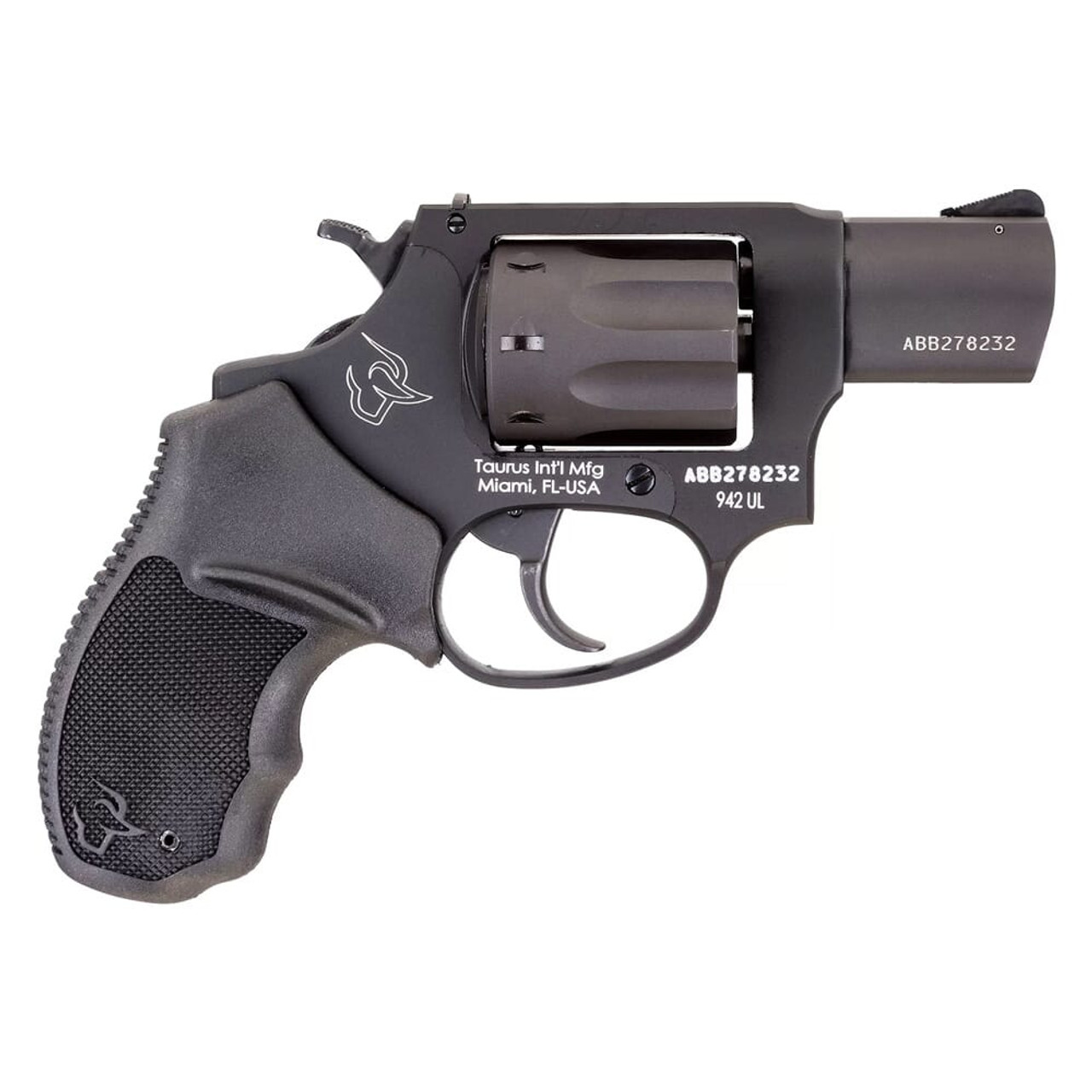 Taurus 942 .22 LR Bk/Bk UL 2" 8rd CA Compliant Revolver 2-942021UL