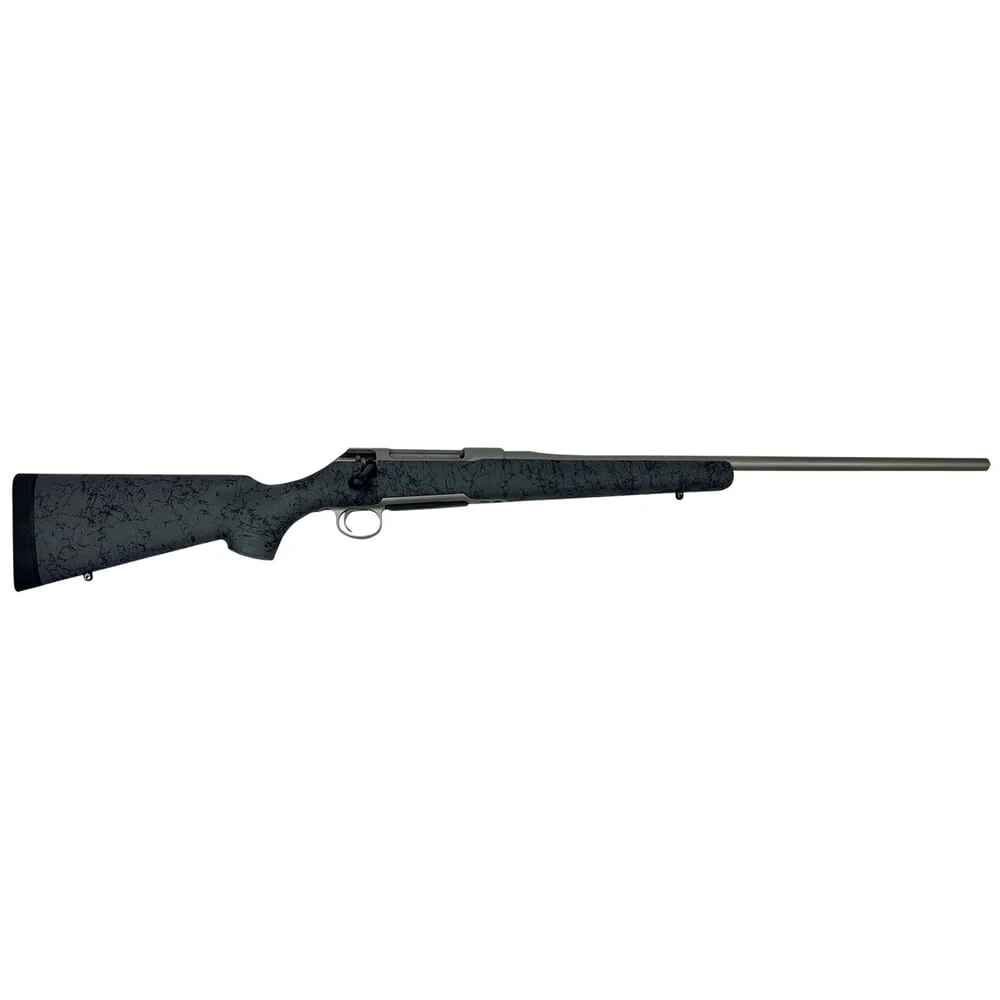 Sauer 100 6.5 PRC 24" 1:8" 1/2"x28 Fluted Bbl Gray Rifle w/H-S Precision Sporter Stock S1HSGFT65P