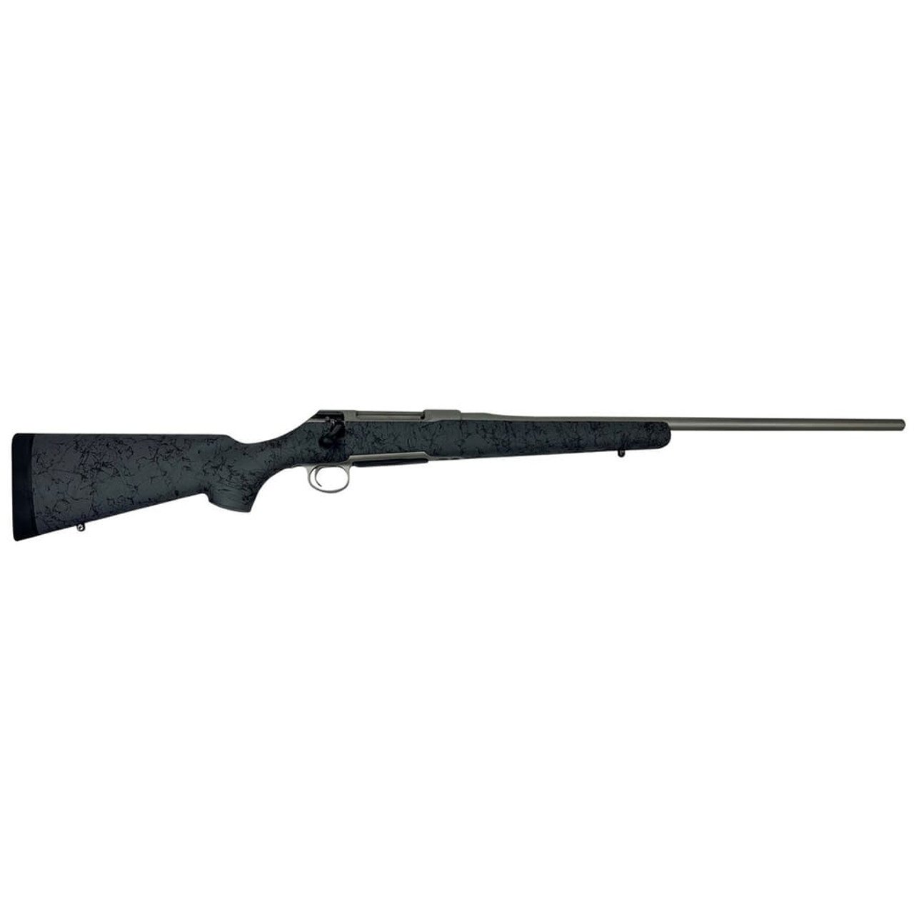 Sauer 100 6.5 PRC 24" 1:8" 1/2"x28 Fluted Bbl Gray Rifle w/H-S Precision Sporter Stock S1HSGFT65P