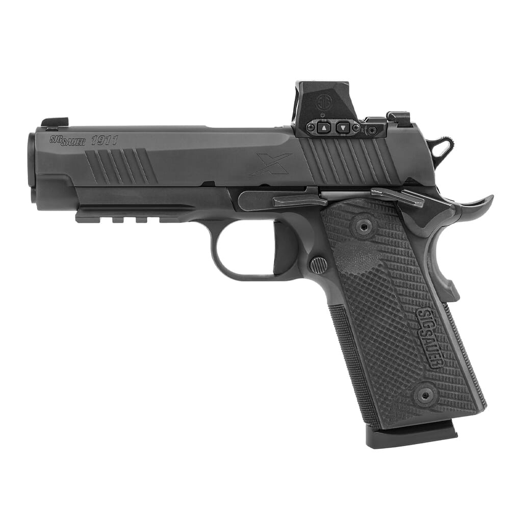 Sig Sauer 1911 XCarry .45 ACP 4.25" Black Pistol w/Romeo-X Compact Red Dot Sight, XRAY3 Sights, G10 Grip & (2) 8rd Steel Mags 1911XCA-45-BXR3-RXX