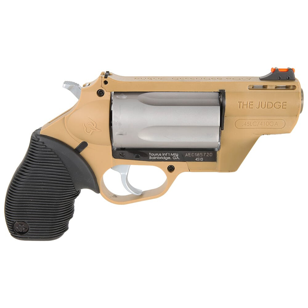 Taurus Model .4510 410 .45 Poly SS 2" FDE 5rd Mag Revolver 2-441029FDE