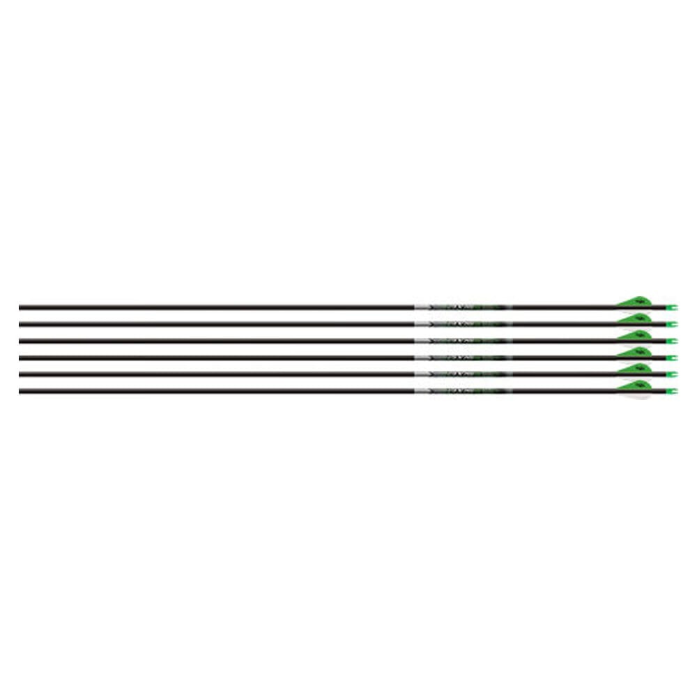 Easton 5mm Axis 300 Arrow w/2'' Blazer Vanes & 25gr Aluminum Half-Outs 6pk 501276
