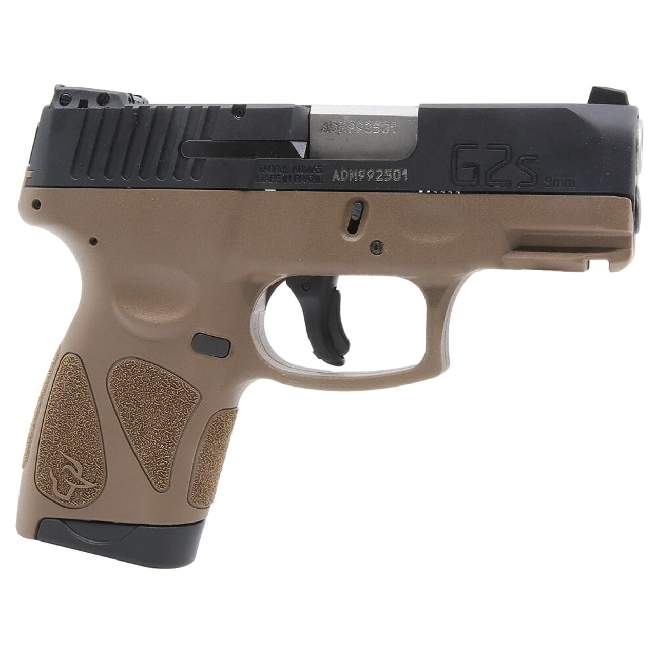 Taurus G2S 9mm BR/Bk 3.26" BL Pistol w/(2)7rd Mags 1-G2S931B