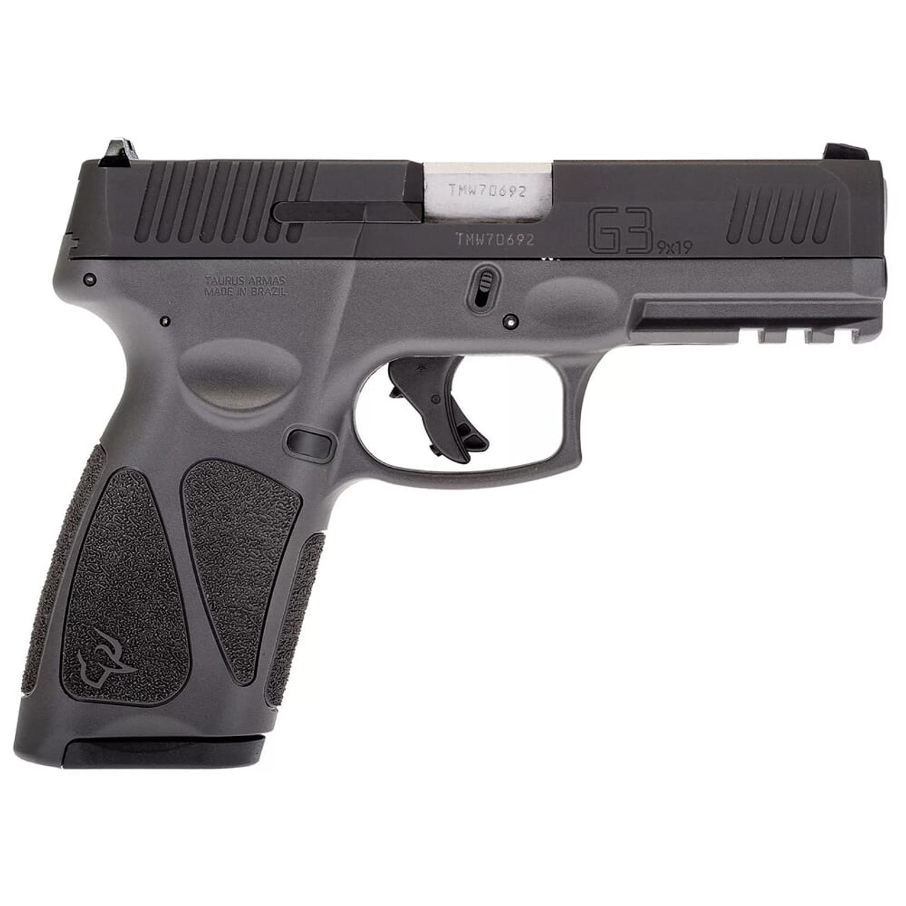 Taurus G3 9mm GR/Bk 4" BL Pistol w/(2)15rd Mags 1-G3B941G-15