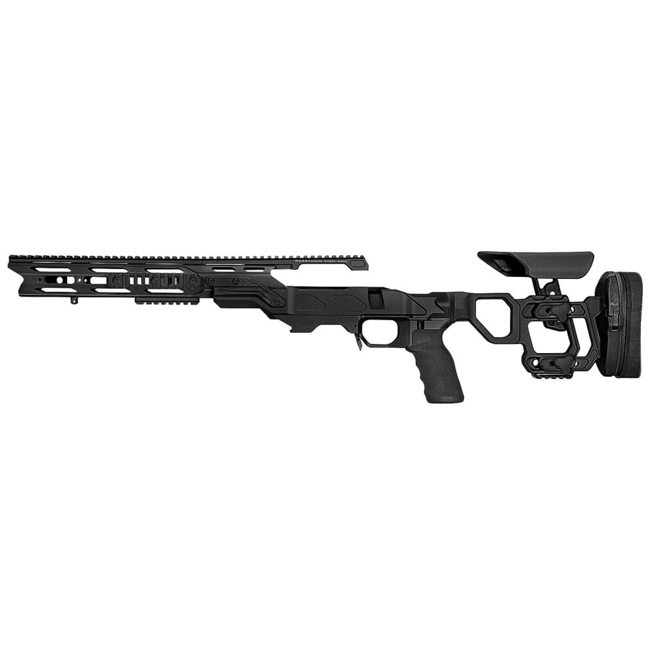 Cadex Defense Field Tactical Black Tikka-T3 SA for Accu-Mag LH Skeleton Fixed 20 MOA DSSF 3.055" Chassis STKFT-TIK-LH-SA-B-20-B-BLK