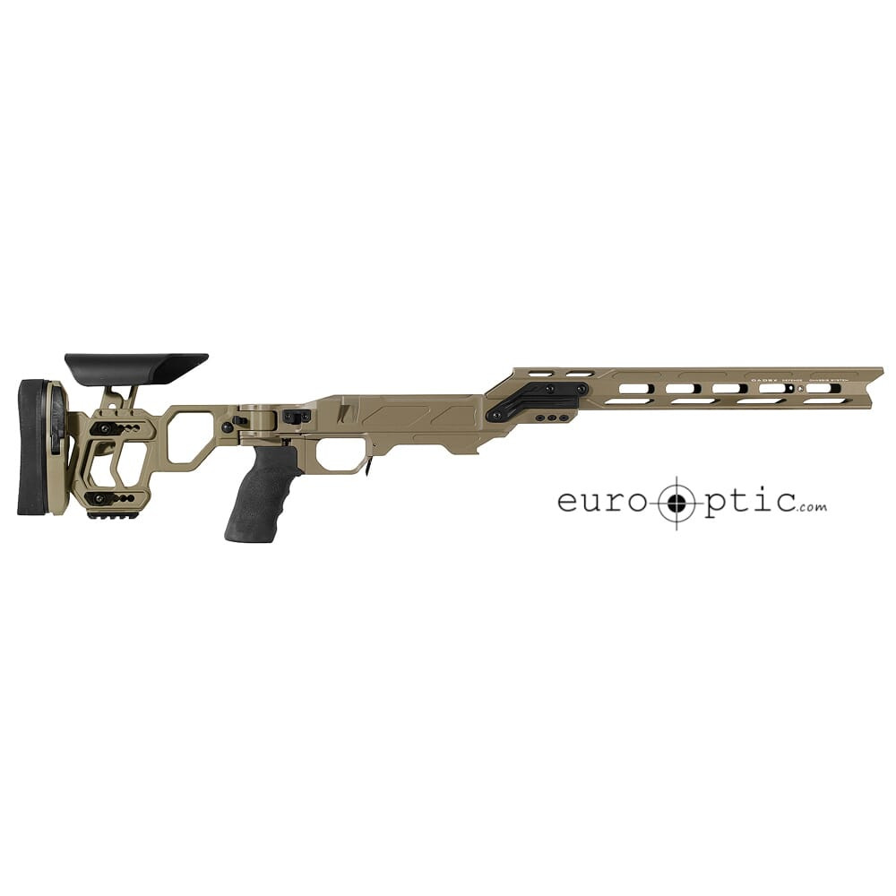 Cadex Defense Lite Competition M-LOK (for Remington 700) LA Skeleton Folding for SSSF 3.715" Tan STKLCP-REM-RH-LA-B-NA-C-TAN