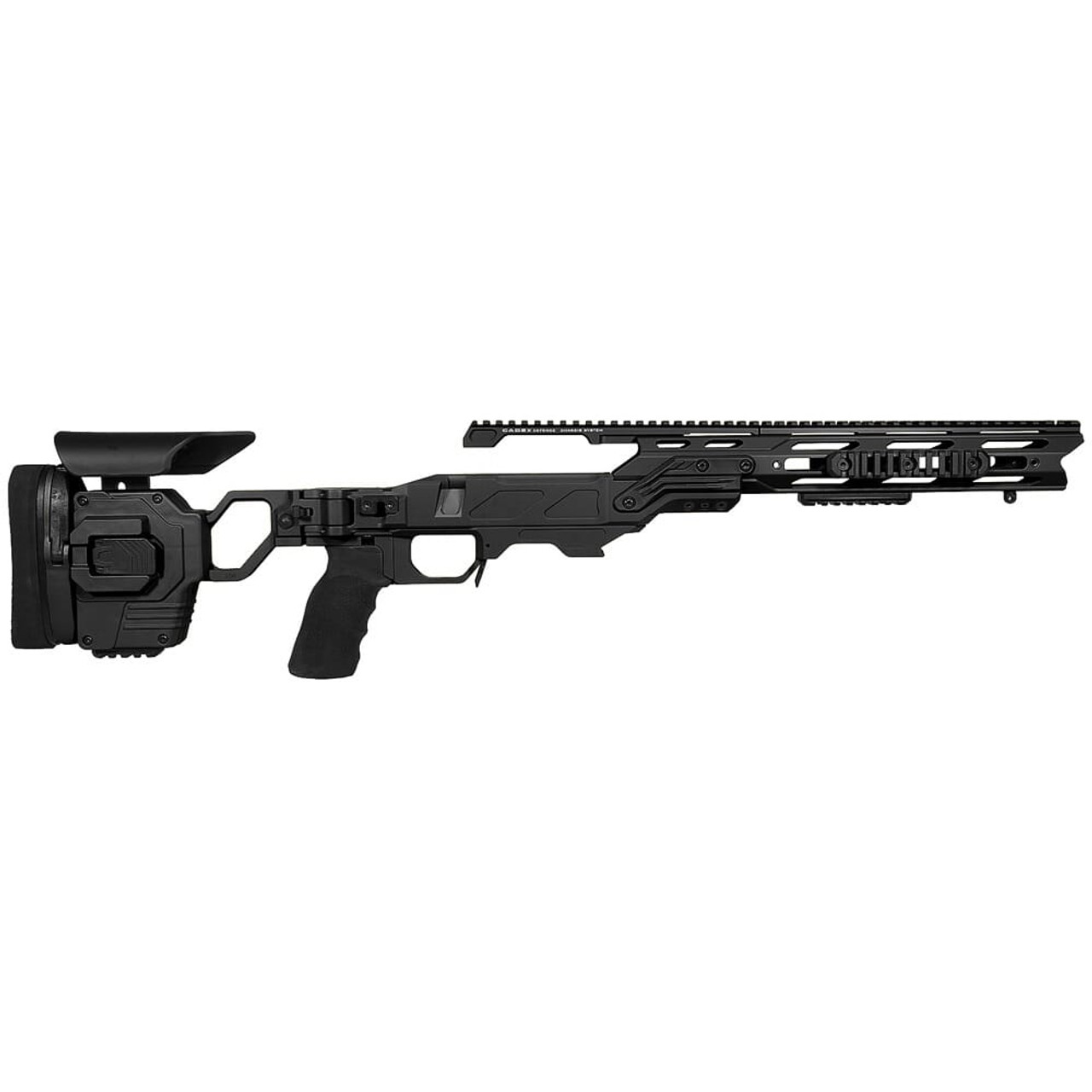 Cadex Defense Lite Strike Black Tikka-T3 SA for Tikka CTR Mag Standard Folding 20 MOA Chassis STKLT-CTR-RH-SA-R-20-A-BLK