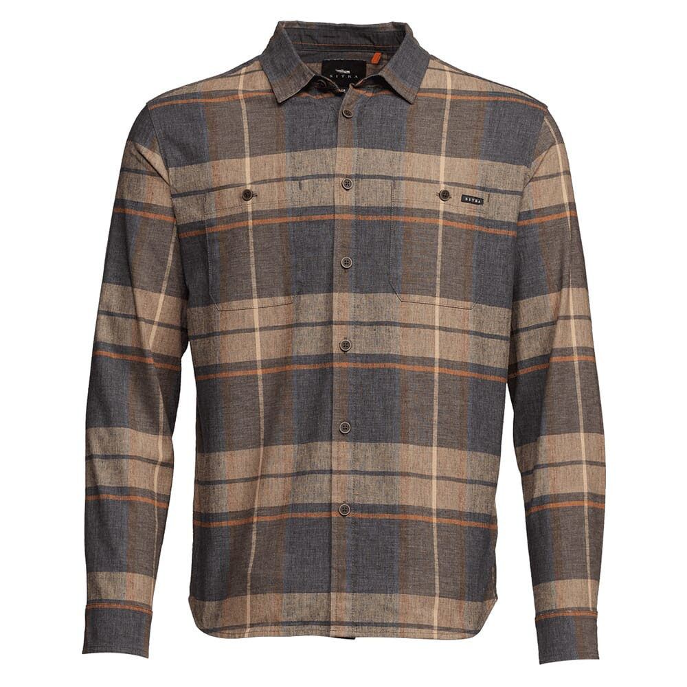 Sitka Gear Ambary LS Shirt Pyrite Fall Plaid Large 600068-PYFP-L
