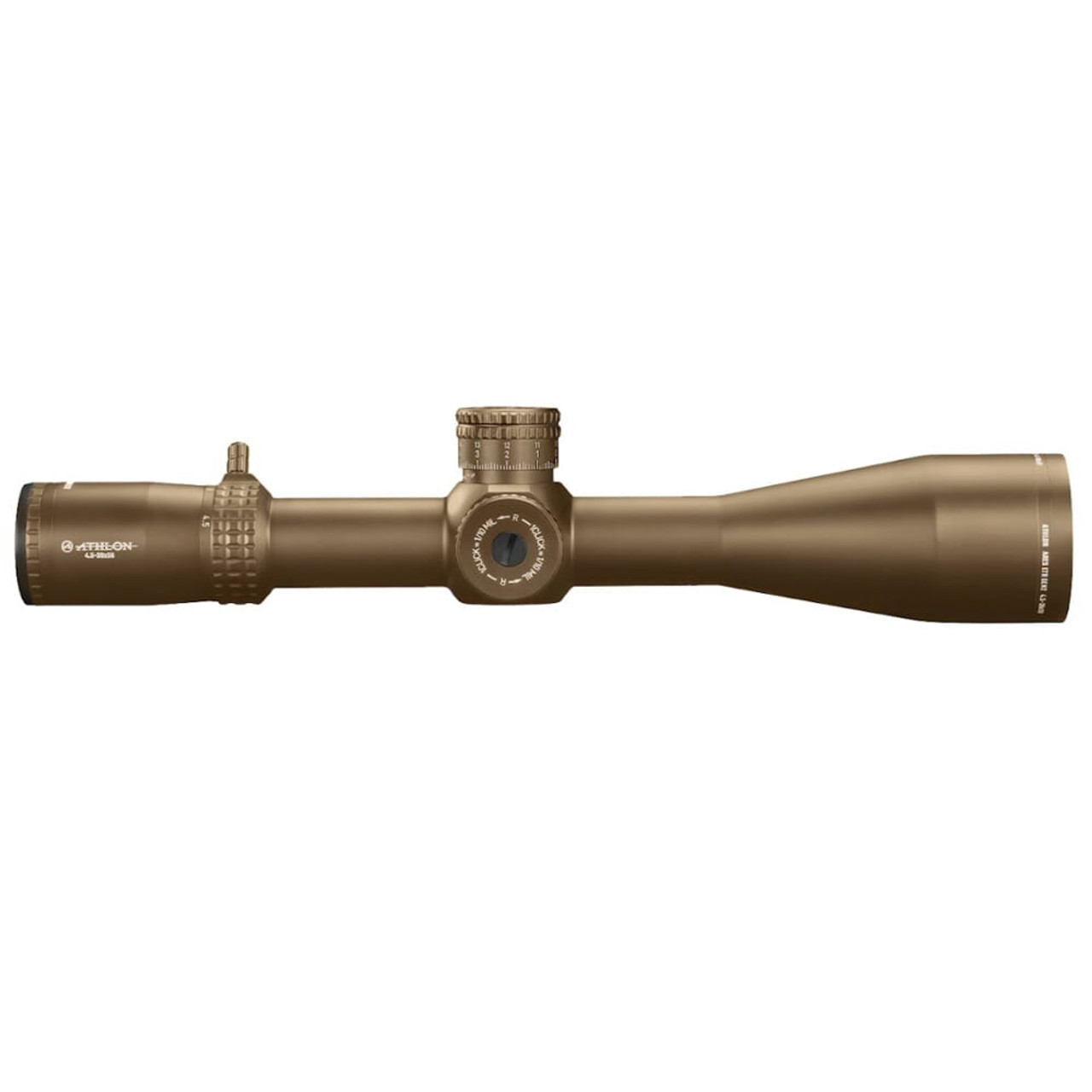 Athlon Optics Ares ETR GEN2 UHD 4.5-30x56 APLR12 FFP IR MOA Reticle (Brown) 212114B