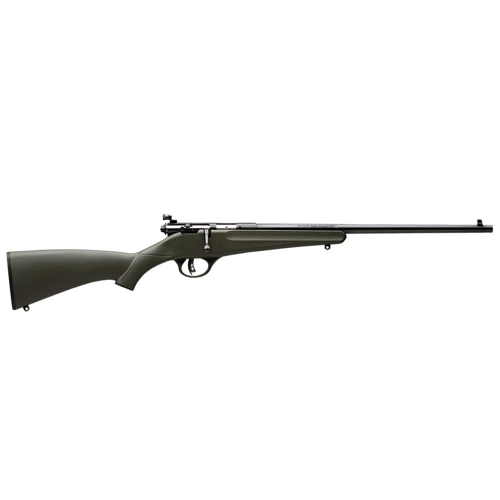 Savage Arms Rascal Youth .22 LR 16.1" 1:16" Blued Bbl Green Synthetic Single Shot Rifle 13790