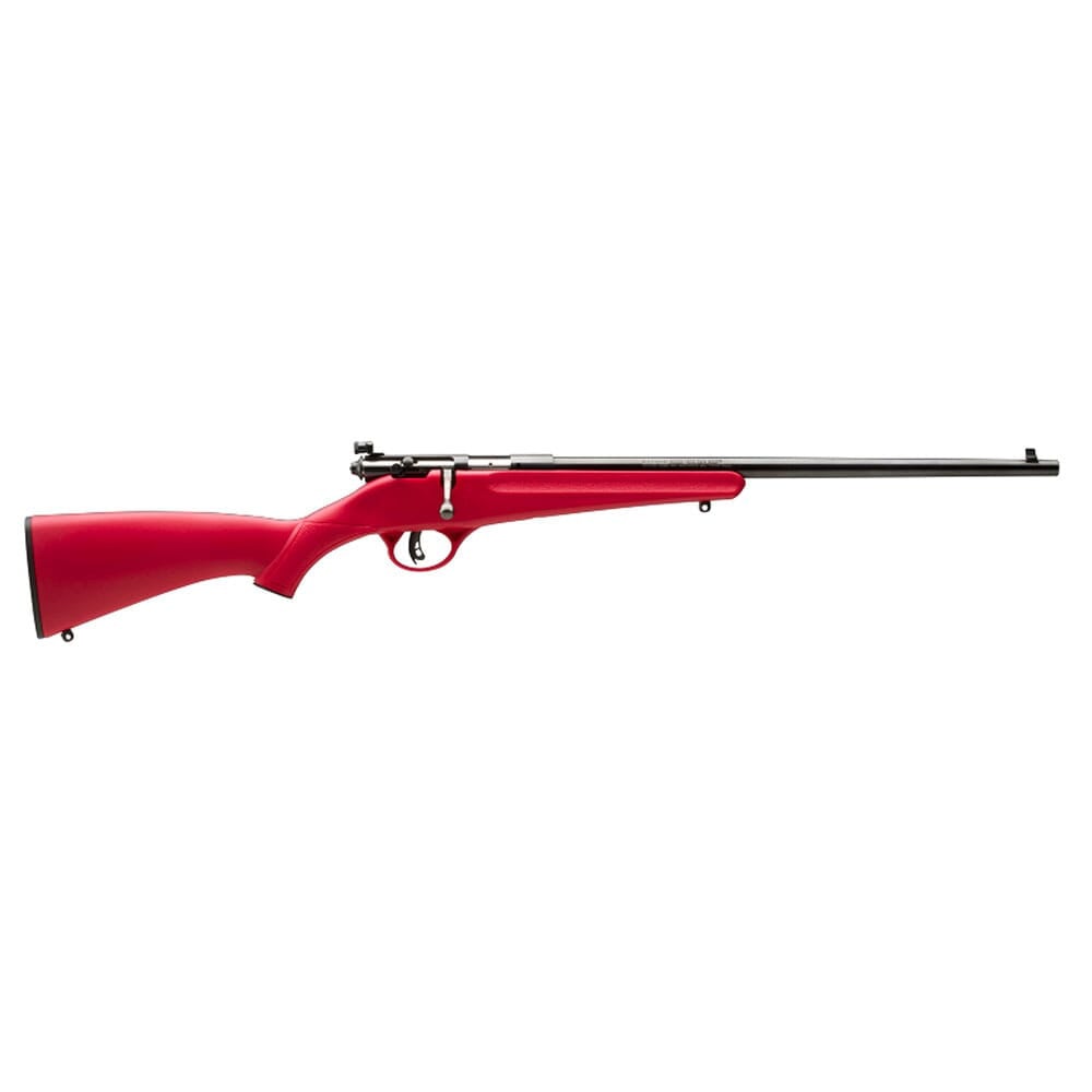 Savage Arms Rascal Youth .22 LR 16.1" 1:16" Blued Bbl Red Synthetic Single Shot Rifle 13795