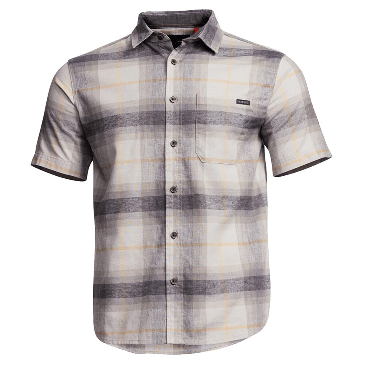 Sitka Gear Ambary SS Shirt Aluminum Ambary Plaid Large 600219-ALP-L