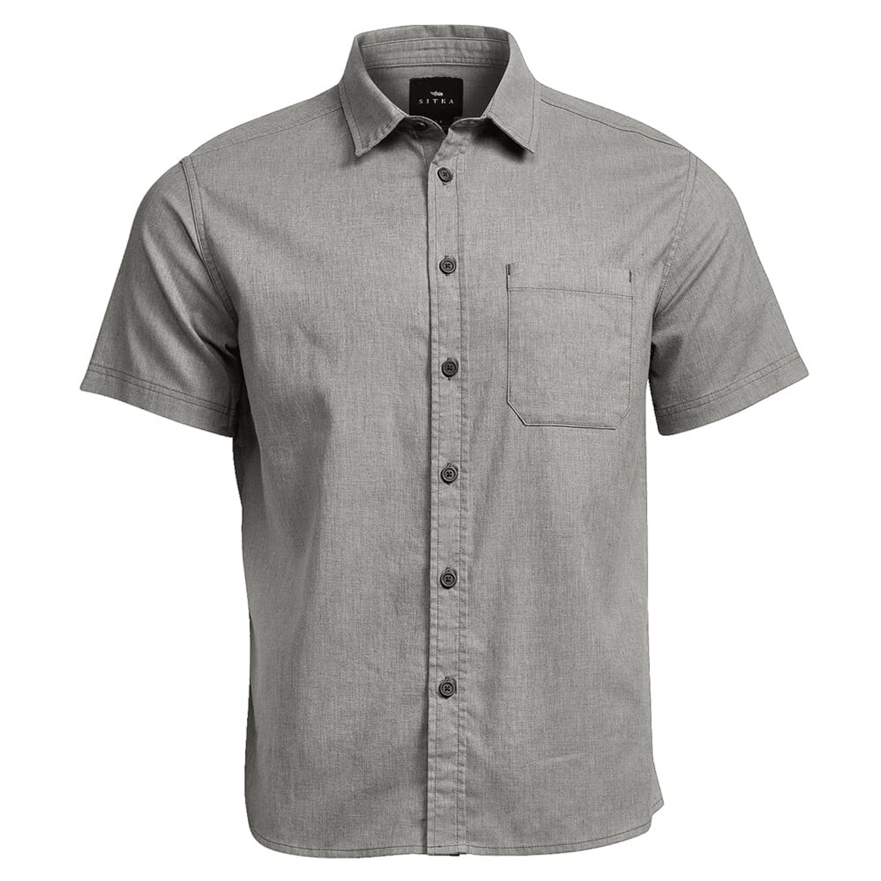 Sitka Gear Ambary SS Shirt Woodsmoke Heather XXX Large 600219-WSH-3XL