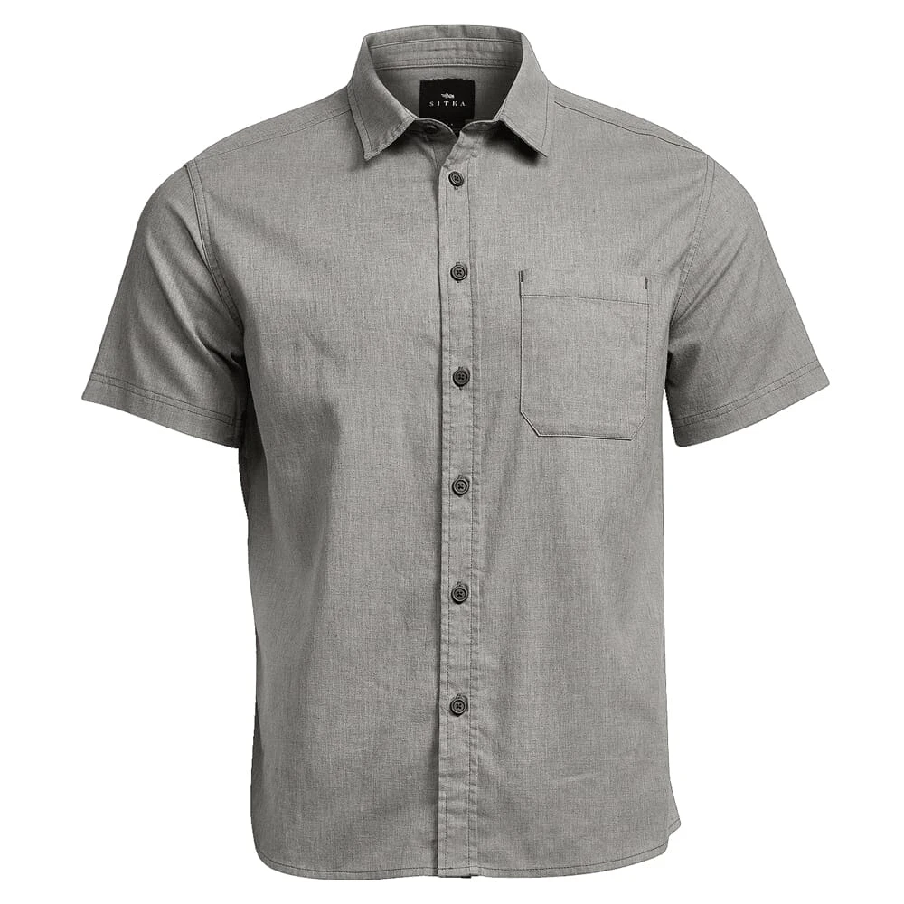 Sitka Gear Ambary SS Shirt Woodsmoke Heather Small 600219-WSH-S