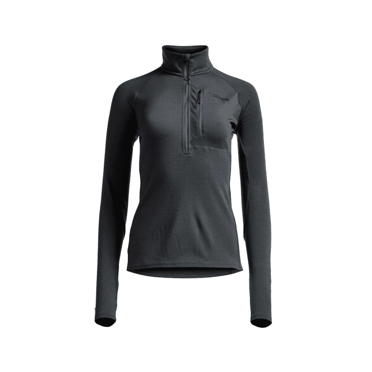 Sitka Gear Women's CORE Merino 220 Half-Zip Pullover Lead Large 600221-PB-L