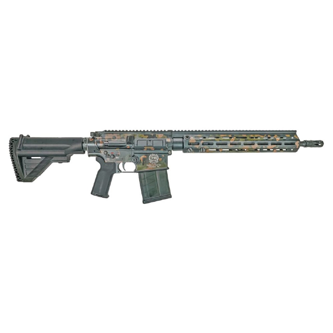 HK 75th Anniversary MR762A1 7.62mm Semi-Auto Flecktarn Rifle w/(4) 20rd Mags 81001005