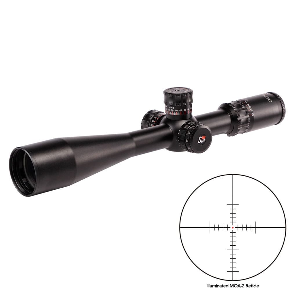 Sightron SIII PLR 6-24x50 Zero Stop Illuminated MOA-2 Riflescope 28008