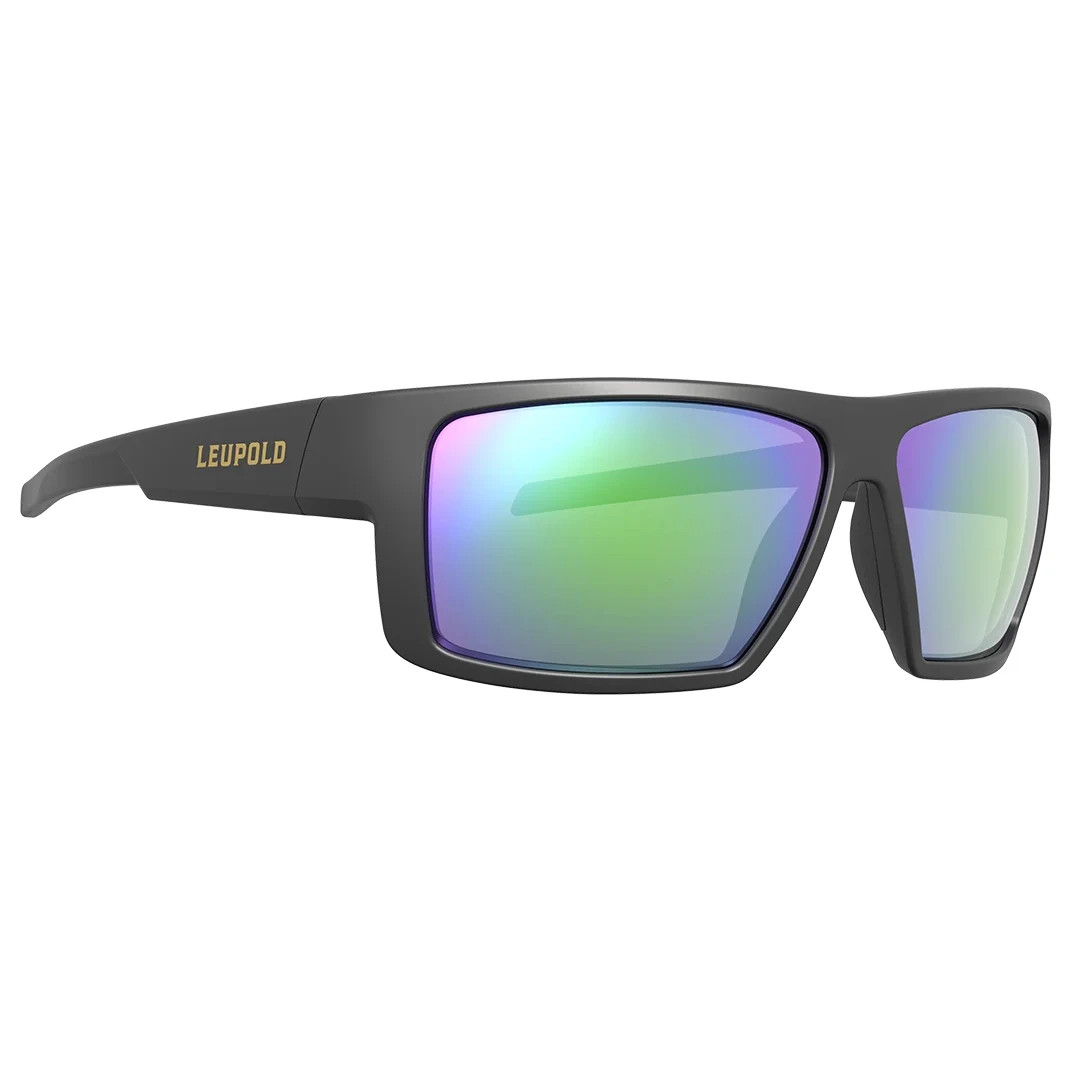 Leupold Switchback Matte Black, Emerald Mirror Lens Performance Eyewear 179093