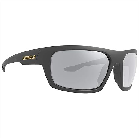Leupold Packout Matte Black, Shadow Gray Flash Lens Performance Eyewear 179096