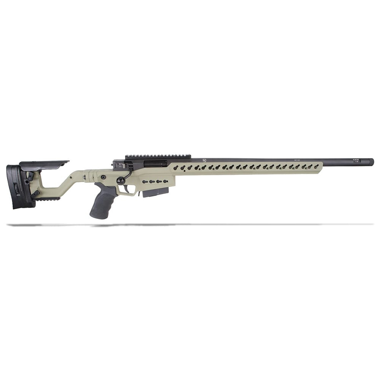 Accuracy International AT-X 6mm Creedmoor 26" 1:8" 5/8"-24 Threaded Bbl Fixed Stock Sage Green Rifle 29824GR-FI-60C-26