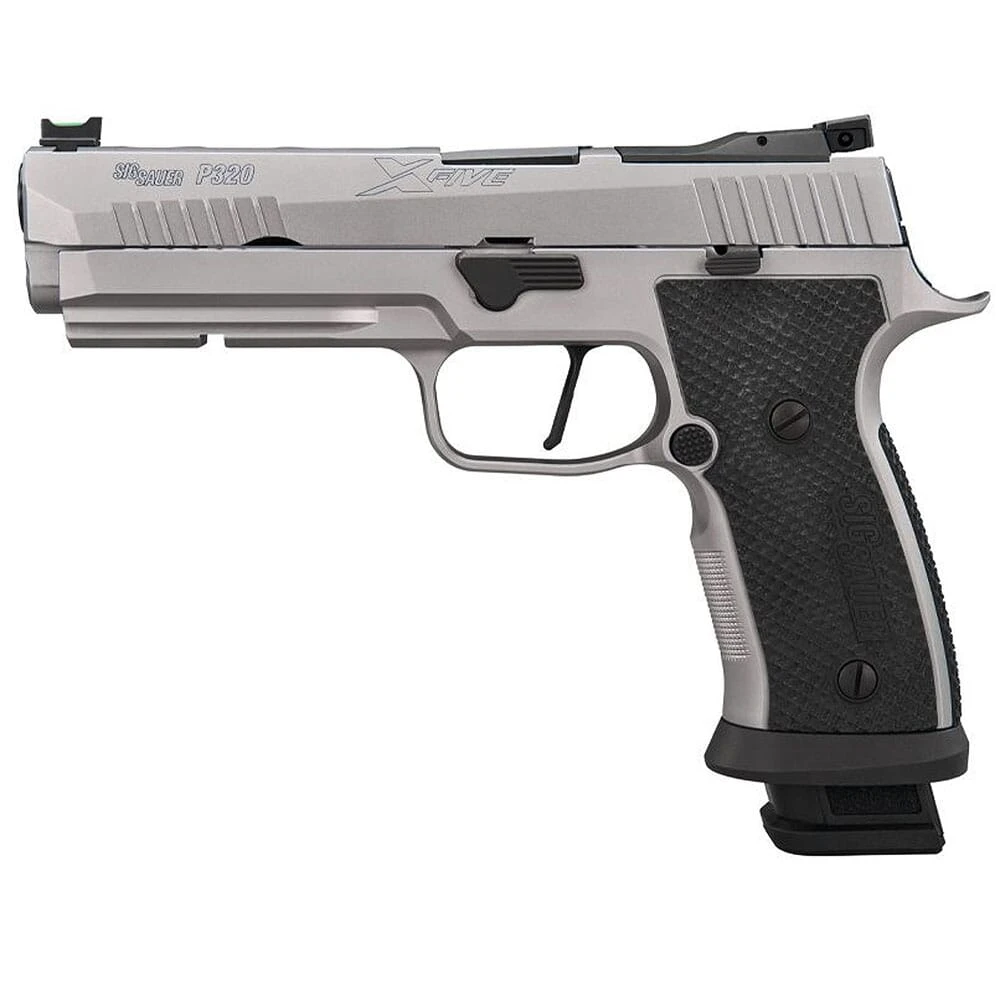 Sig Sauer P320 XFIVE SXG 9mm 5" Bbl Optics Ready Stainless Pistol w/(3) 10rd Steel Mags & Adj. Sights 320SXG5-9-STAS-10