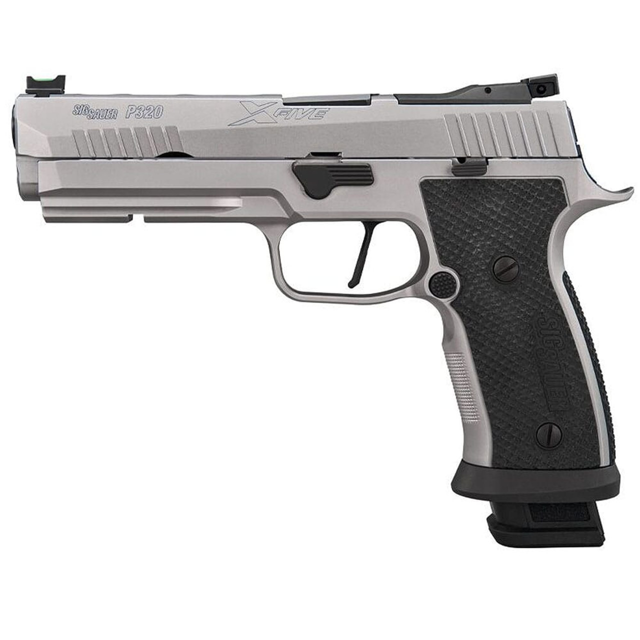 Sig Sauer P320 XFIVE SXG 9mm 5" Bbl Optics Ready Stainless Pistol w/(3) 21rd Steel Mags & Adj. Sights 320SXG5-9-STAS