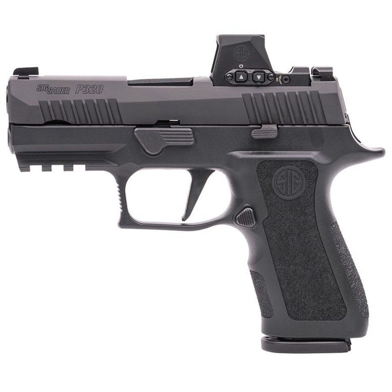 Sig Sauer P320 XCOMPACT 9mm 3.6" Bbl Black Pistol w/(2) 15rd Steel Mags, XRAY3, & ROMEO-X Pro 320XC-9-BXR3-RXX