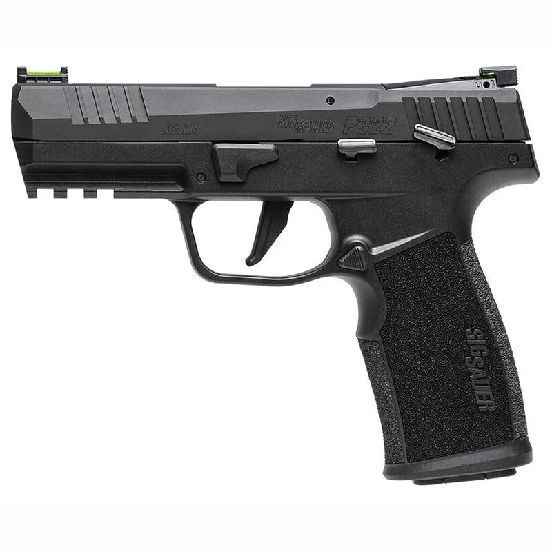 Sig Sauer P322 .22 LR 4" Bbl Optics Ready Manual Safety SAO Pistol w/(2) 10rd Mags 322C-BAS-10