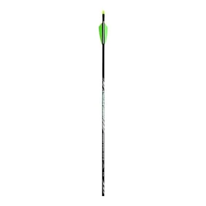 Black Eagle 15/64" Factory Fletched Arrow Deep Impact 2.5" Shield Cut 6 Pk .001"-400 33815