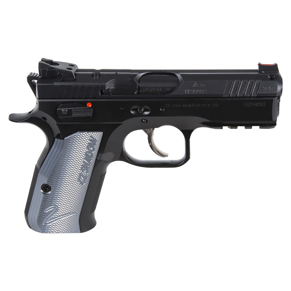 USED CZ-USA Shadow 2 9mm 4" Bbl 15rd Optics-Ready Compact Pistol w/Fiber Optic Front Sights, Adjustable Rear Sights & Manual Safety 91252 - Has Full Size Shadow 2 Mag Release, Light Scratches USED9037