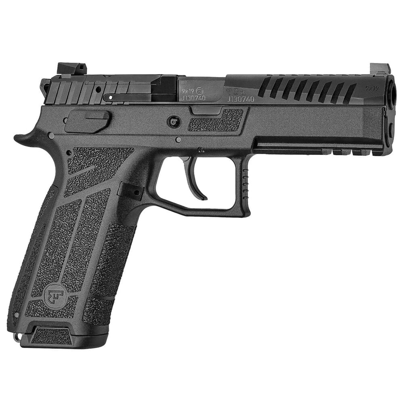 CZ-USA P-09 F Nocturne 9mm 4.53" Bbl Optics Ready 19rd Full-Sized Handgun 91670
