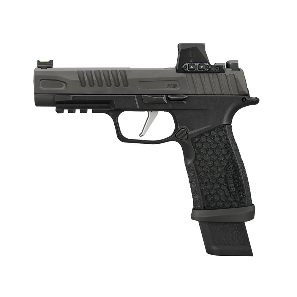 Sig Sauer P365X FUSE 9mm 4.3" Bbl Optics Ready Pistol w/ROMEO-X Compact, (1) 17rd Mag, (2) 21rd Mags, & FO Front/Blk Rear Sights 365XF-9-BFO-RXX
